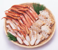 ボイルずわいがに(カット済)1.2kg(約4人分)　鍋だし付